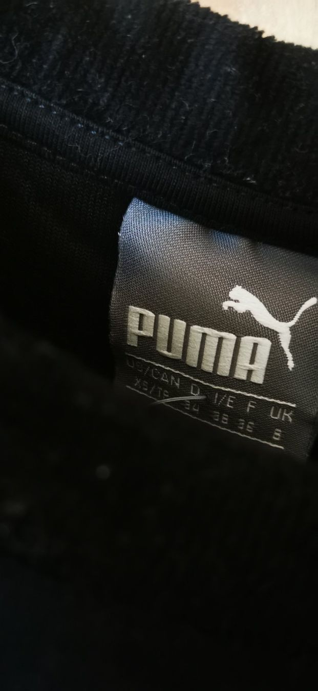 Puma Pullover & Sweatshirts: Schwarzer Puma Samt Pullover / Sweatshirt / Velvet - XS – Gebraucht aus Wettingen von JasminL92-2 1