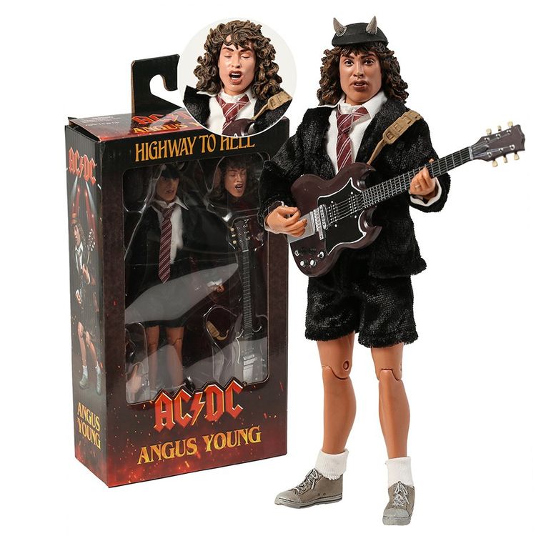 AC/DC Actionfigur Angus Young 18 cm Highway to Hell (Neu und ...