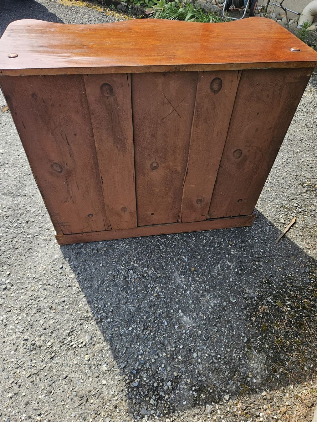 Cassettiere: Commode ancienne en bois massif, 2 portes & 1 tiroir – Usato da Bussigny venduto da Zabeth1030 8
