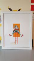Wunderschönes Clown-Aquarell von Valentina (2005)
