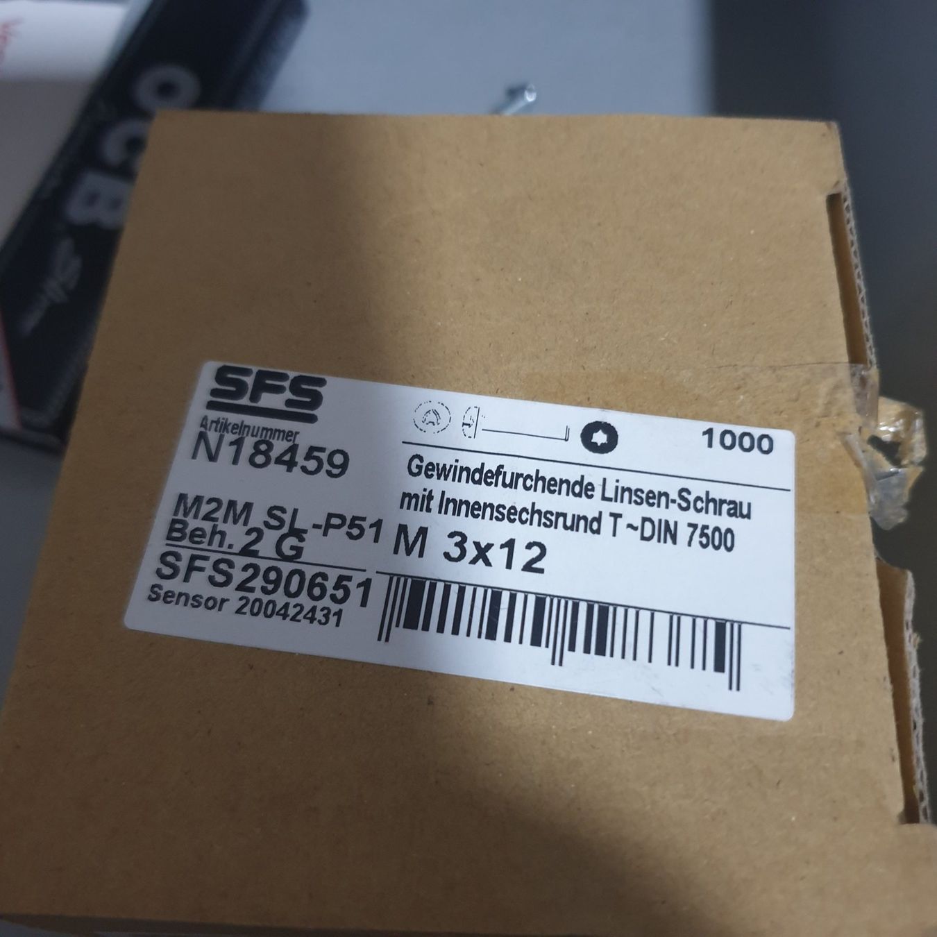 Tutti gli attrezzi: Schrauben SFS M3X12 – Nuovo e nell'imballaggio originale da Cham venduto da NeraHandel