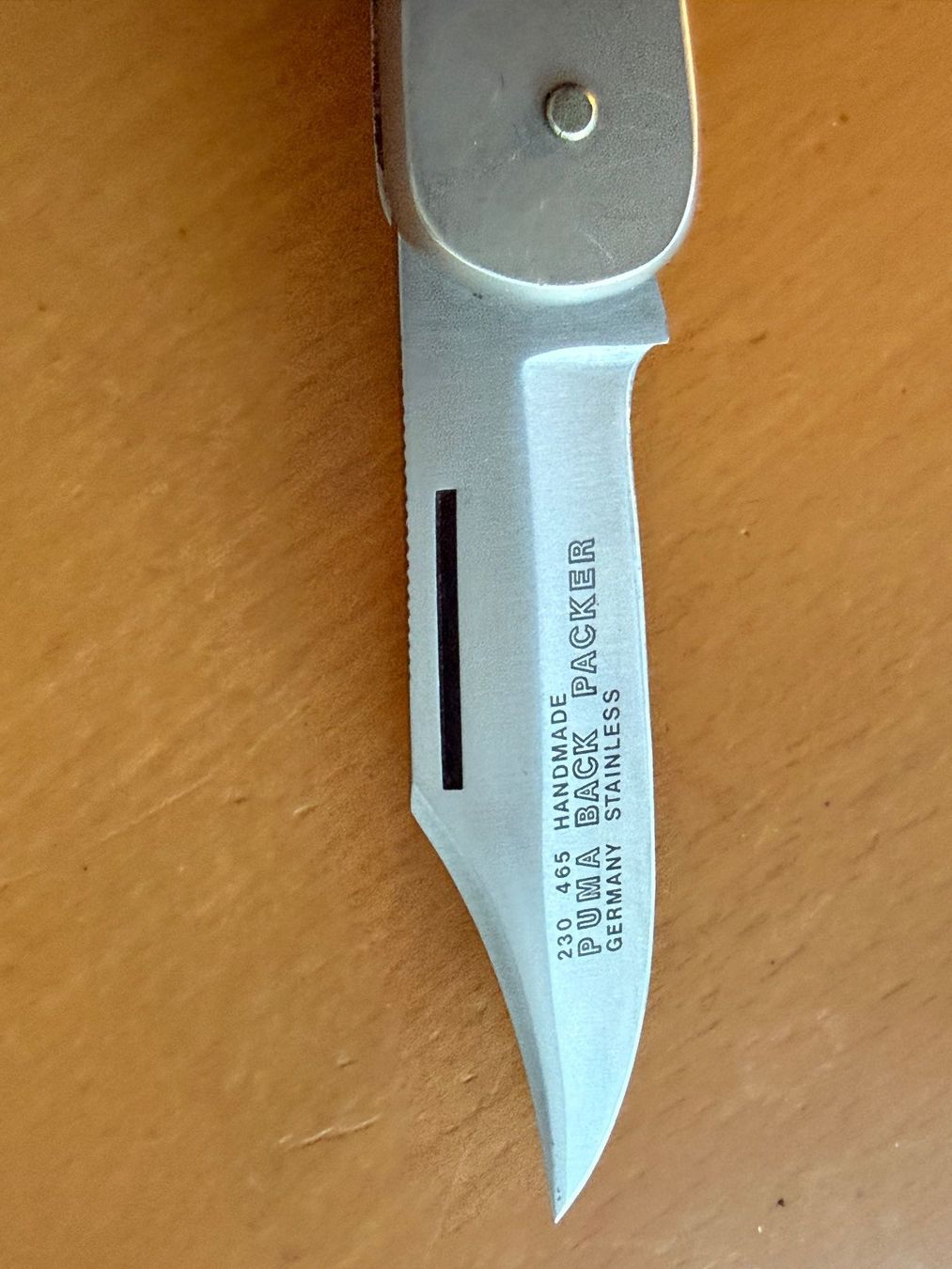 Puma Coltelli tascabile: Puma Back Paper, Messer neuwertig, Top – Usato da Fehraltorf venduto da bruggin 7