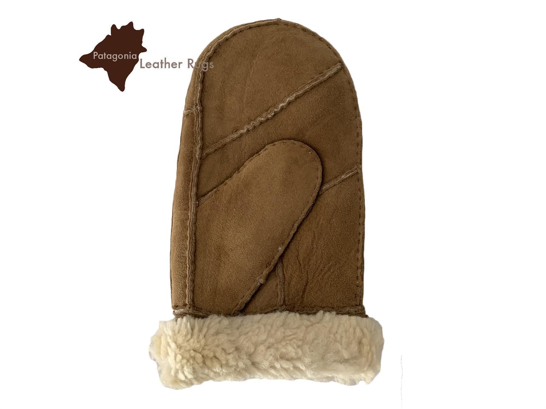 Handschuhe & Handstulpen: Handschuhe-Fäustlinge Lammfell – Neu und originalverpackt aus Arbedo von patagonialeatherrugs