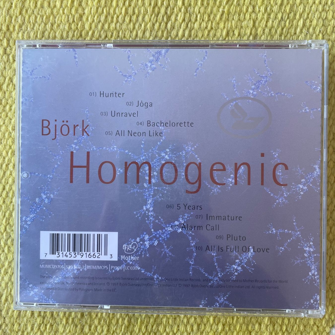 CDs: BJÖRK-HOMOGENIC – D'occasion à Rorschacherberg par CD-Roli 1