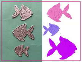 drei Fische Stanzschablonen
