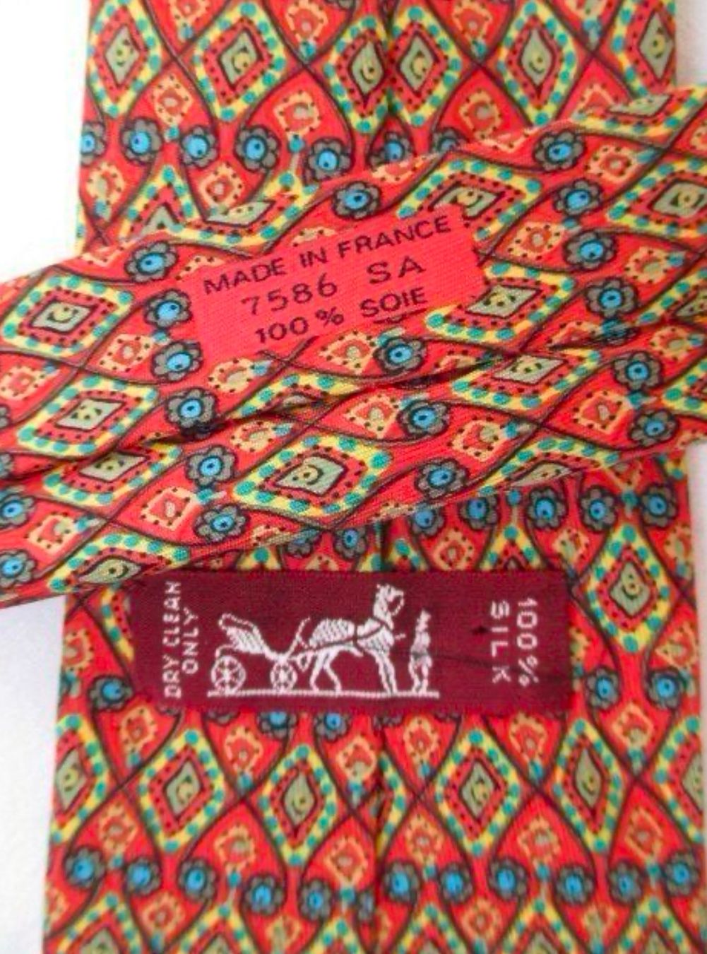 Hermès Cravatte: Hermès - Krawatte Seide Silk Floral Patterned Tie – Nuovo (secondo la descrizione) da Goldingen venduto da Thomas.Perrin 3
