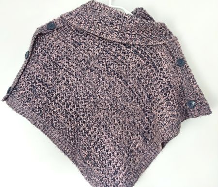 Kinder Mädchen Poncho Gr. 116