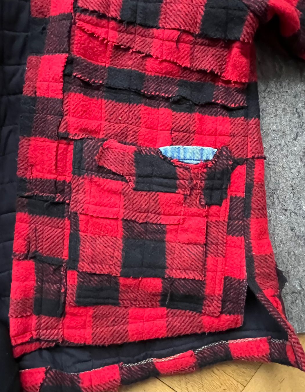 Jacken: Greg Lauren, patchwork veste – Gebraucht aus Genève von dachaw 6