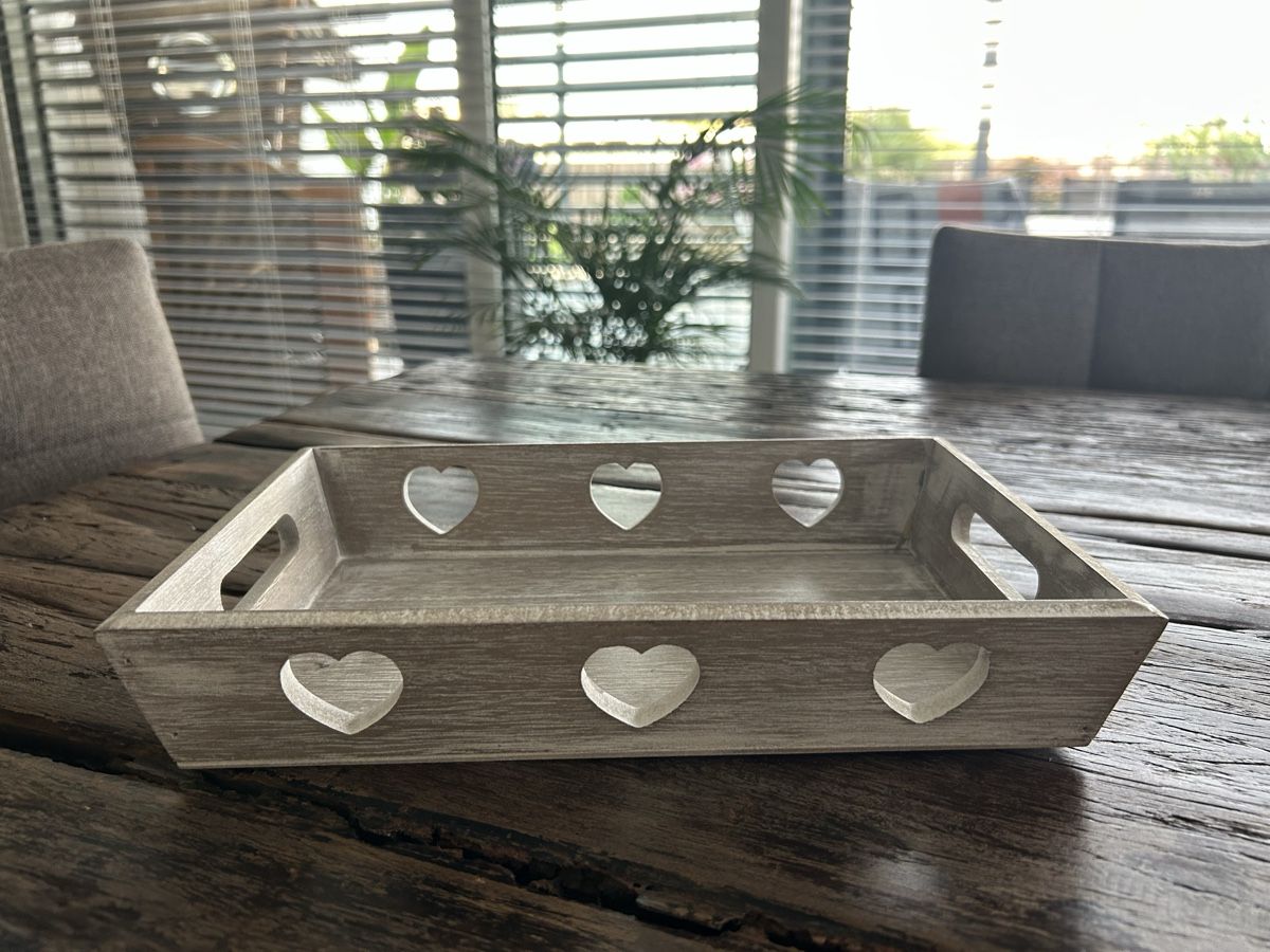 Tutte le decorazioni: Dekoratives Holz-Tablett - Shabby chic – Nuovo (secondo la descrizione) da Bachenbülach venduto da danielaa0102