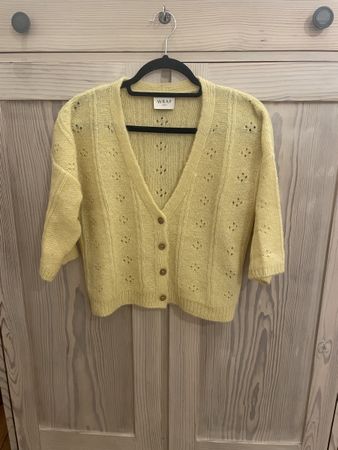 Neu Wrap London Strickjacke, 34-38 Baby Alpaka, Sommer-Look