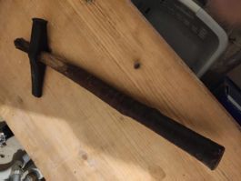 geschmiedeter uralter Antiker Schmiede Hammer Spezialhammer