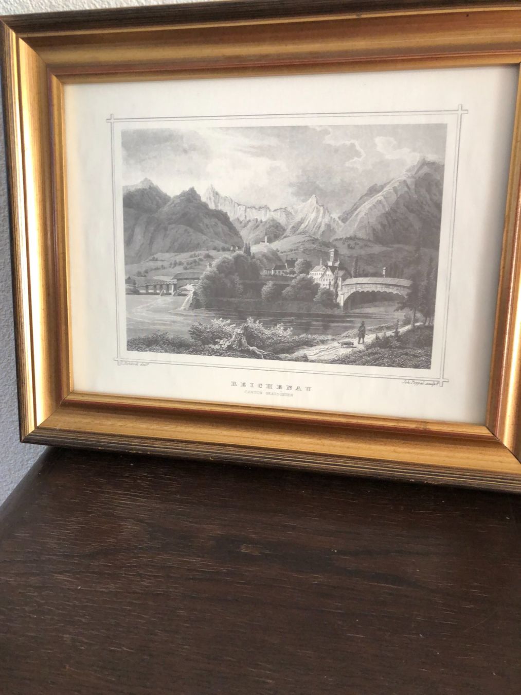 Foto & Immagini: Bild von Reichenau GR signiert – Usato da Freienstein venduto da ErnaS01