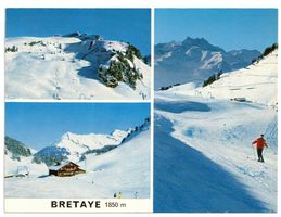 Villars - 3 Bild AK Col de Bretaye