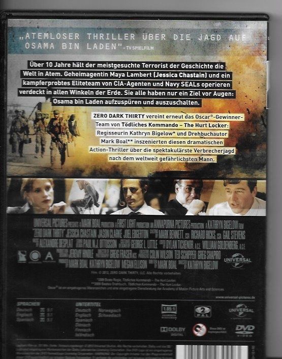 Tutti i DVDs: Wie Osama Bin Laden gefunden wurde – Usato da Altstätten SG venduto da alpalfa 1