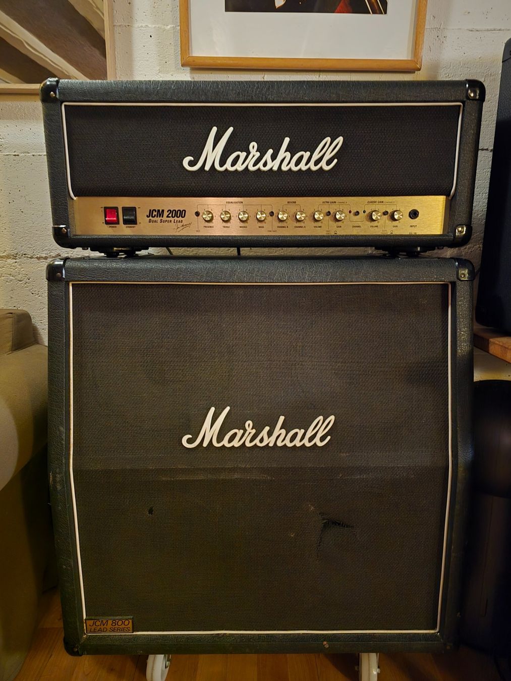 Marshall Amplificatori: Ampli Marshall 100W révisé, avec flight case jcm2000 dsl 100 – Usato da Satigny venduto da Baazarbaron 1