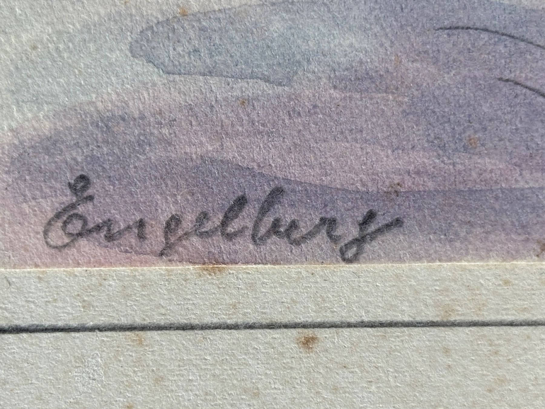 Dipinti: Aquarell von G. Müller-Valentin – Usato da Feldbach venduto da Olive1 6