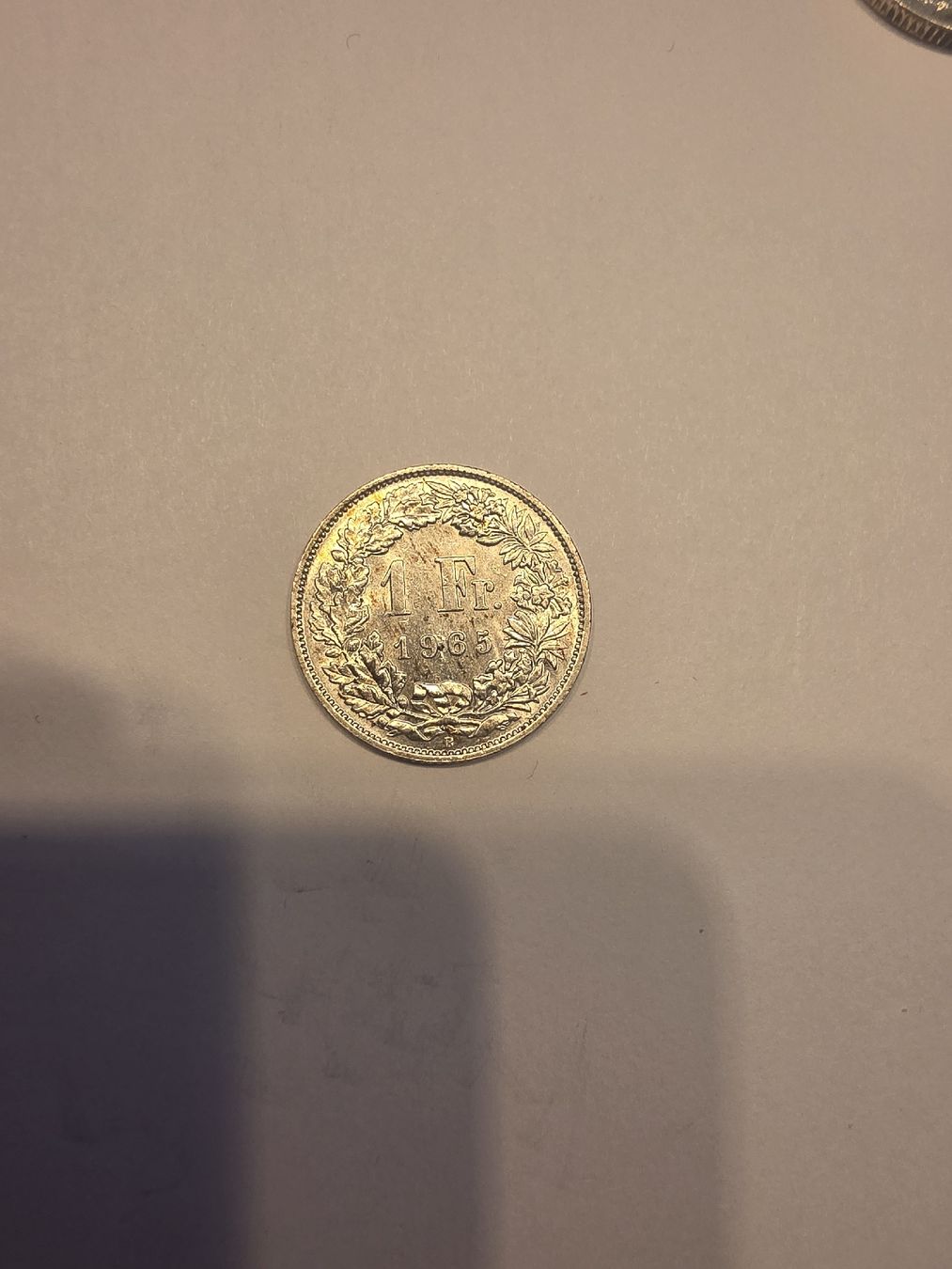 Toutes les monnaies: piece argent 1chf 1965 SUP – Neuf (Voir description) à Fribourg par yan_z5fr