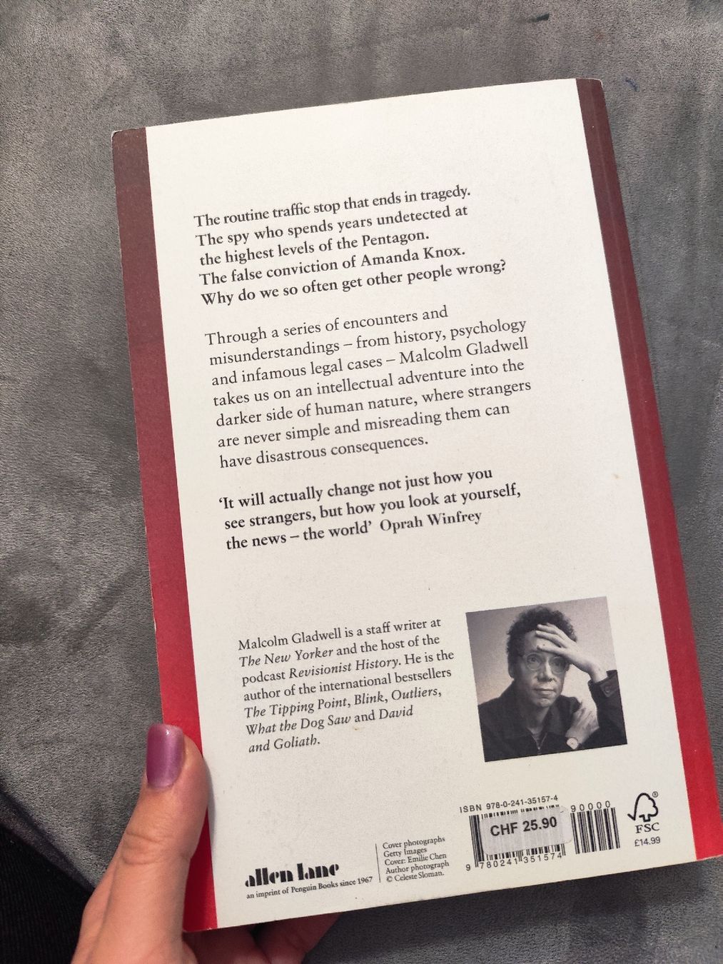 Bücher: Malcolm Gladwell - Talking to Strangers Paperback Book – Gebraucht aus Mägenwil von VintageGirly 1