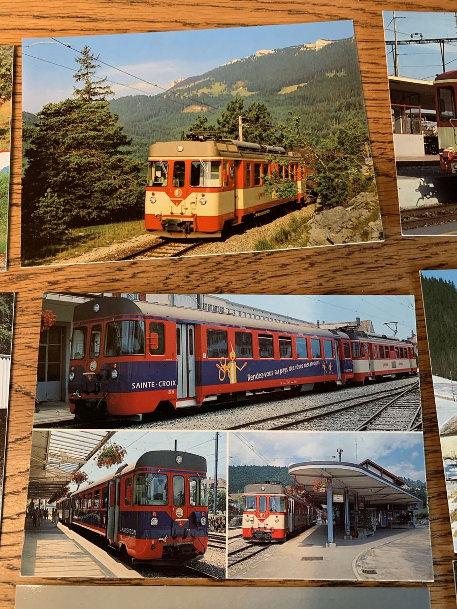 Modellini di ferrovie: Versch. Westschweizer Bahnen, Blonay- Chamby, Ansichtskarten – Usato da Winden venduto da EmilNeu 6