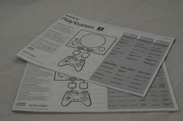 Anleitung für PS1 Konsole mit Demo Disc