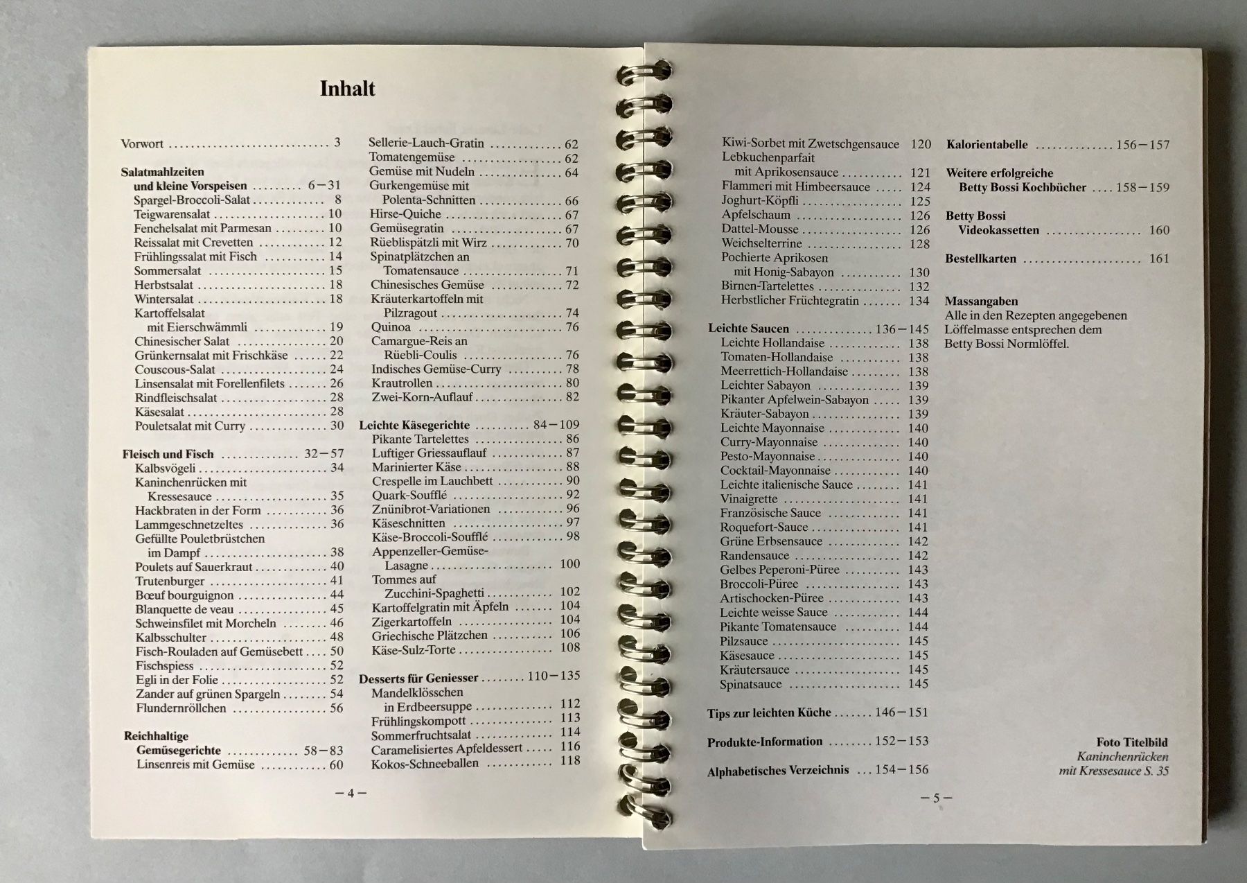 Libri: Betty Bossi: Leichte Küche – Usato da Bubendorf venduto da Alpenheidi 1