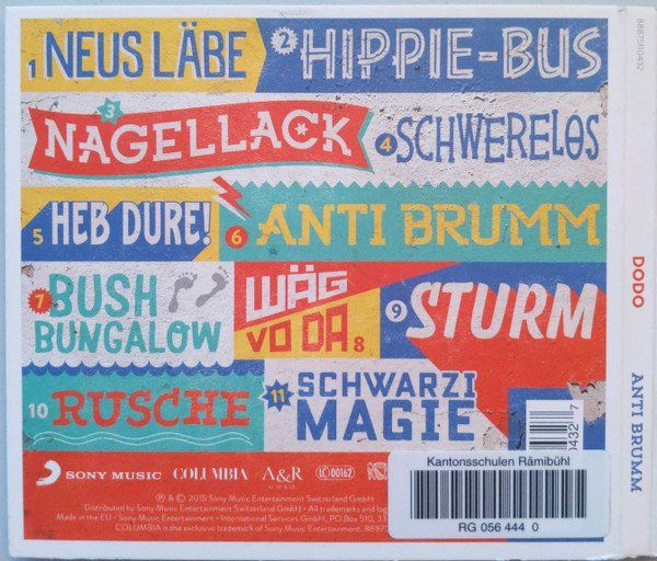 CDs: Dodo: Anti Brumm - vergriffen! - b – Neuf (Voir description) à Brittnau par Zibu 1