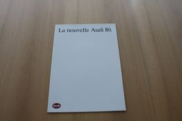 Audi 80 Prospekt 8/1984 Französisch