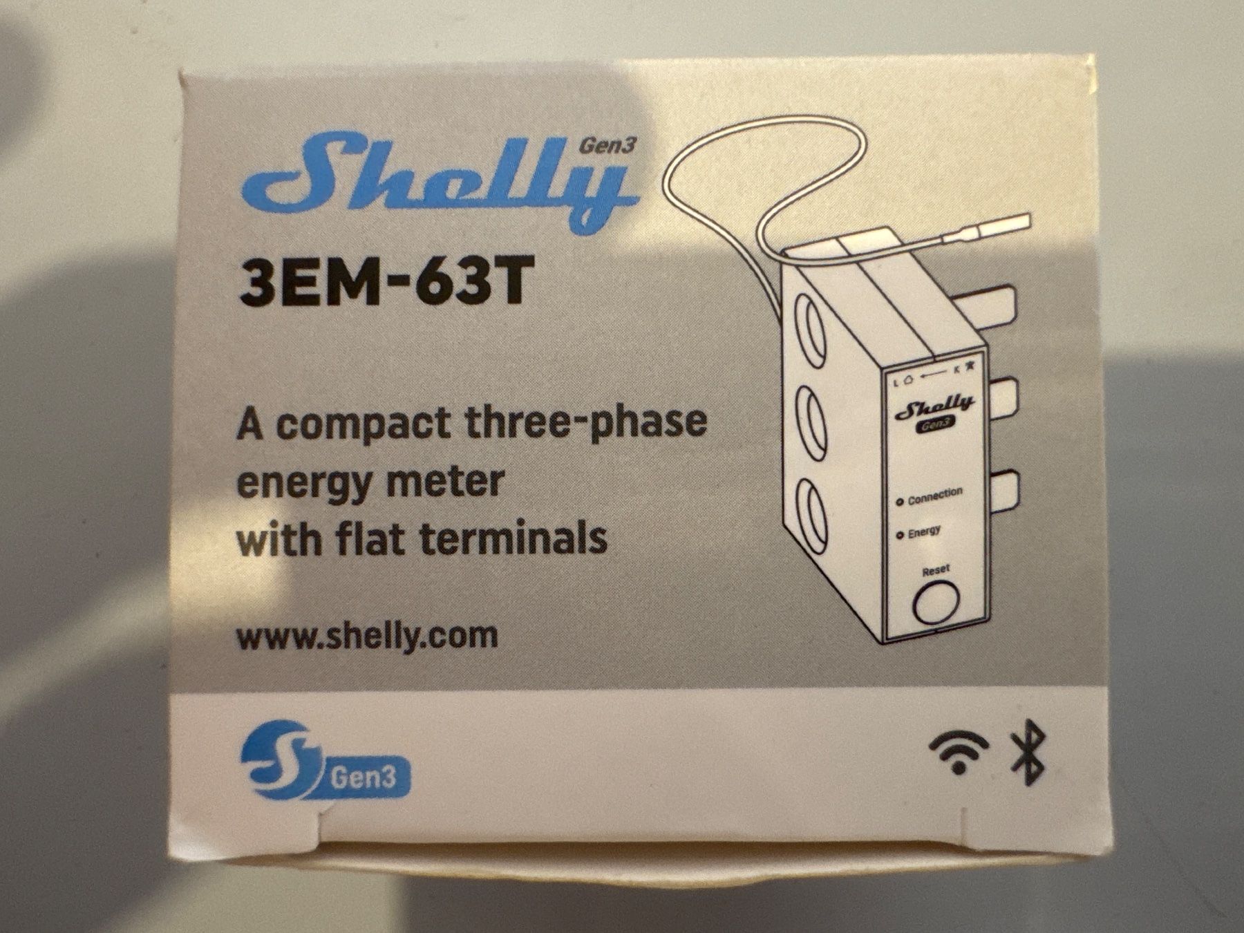 Messen: Shelly 3EM-63T 3-Phasen Energiemesser – Gebraucht aus Schaffhausen von Dave-Tech