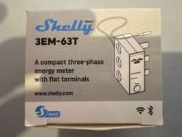 Shelly 3EM-63T 3-Phasen Energiemesser