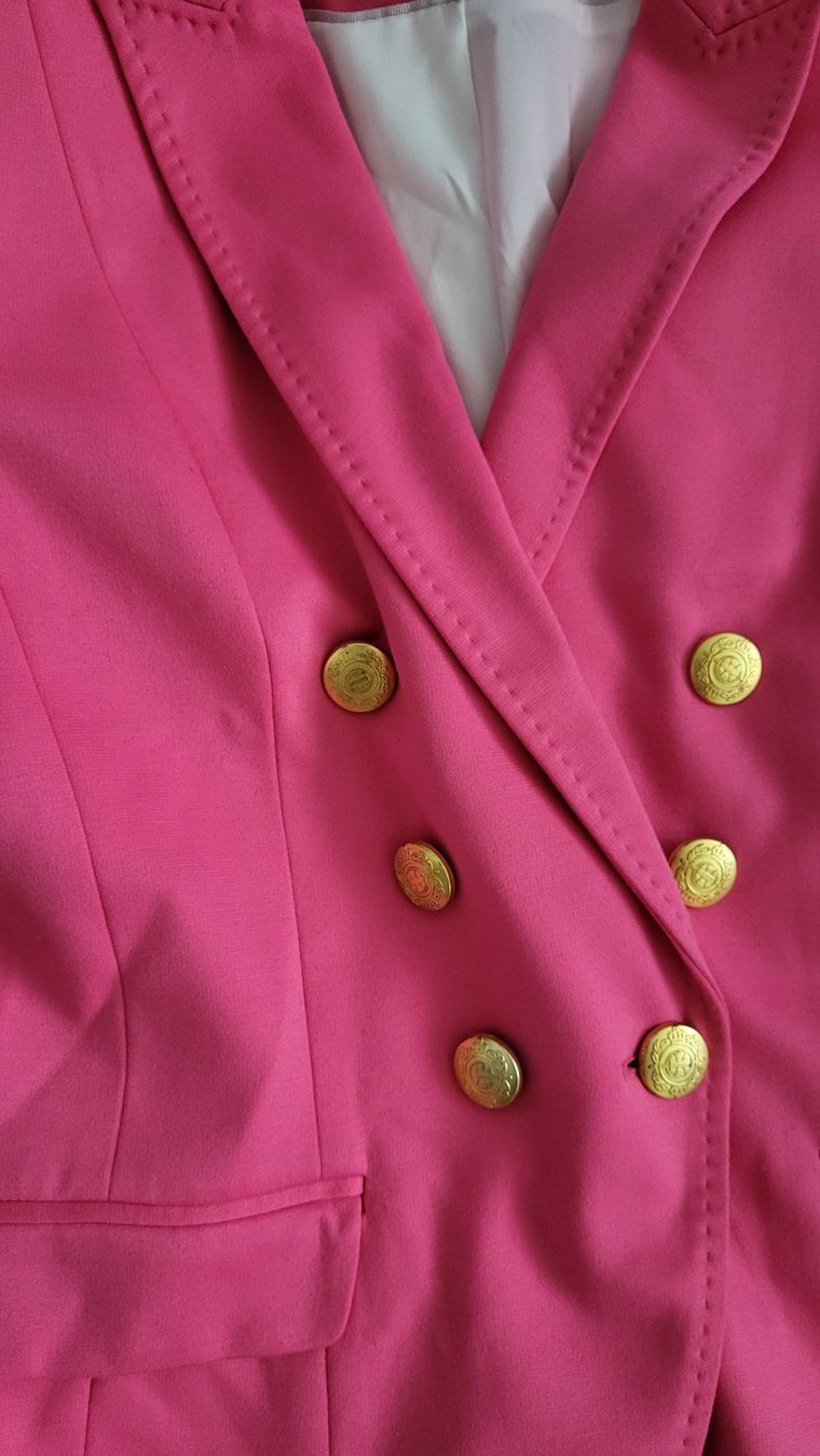 H&M Giacche: Pinker Damen Blazer, Gr. 38, tailliert, Neu! – Nuovo (secondo la descrizione) da Burgdorf venduto da glam4diva 1