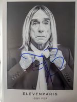 Iggy Pop - Original Autogramm auf Foto
