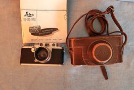 Leica IIIf 1951/52 Summitar 1:2/50 + Etui - Teildefekt!