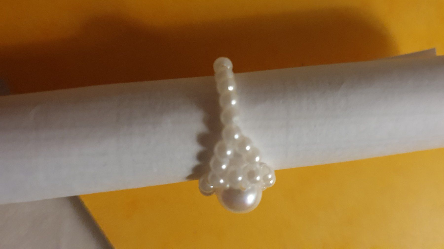 Anelli: Schöne spezielle Perle Ring – Nuovo (secondo la descrizione) da Winterthur venduto da Ywan1 4