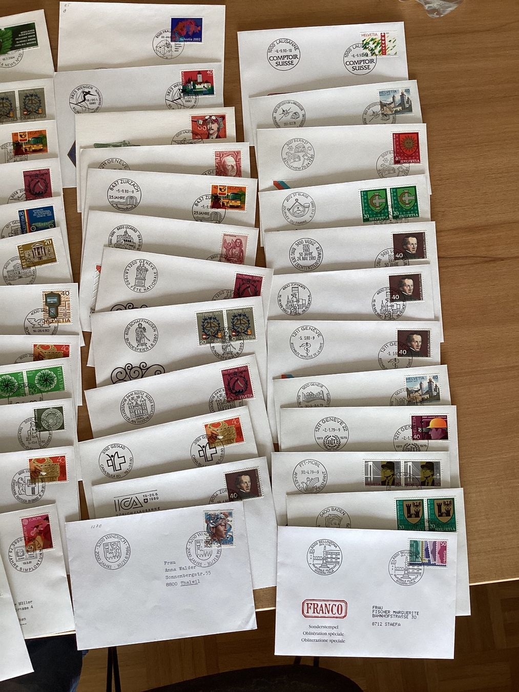 Tutti i francobolli: sonderstempel briefmarke – Usato da Reinach BL venduto da andreas_mueller 1