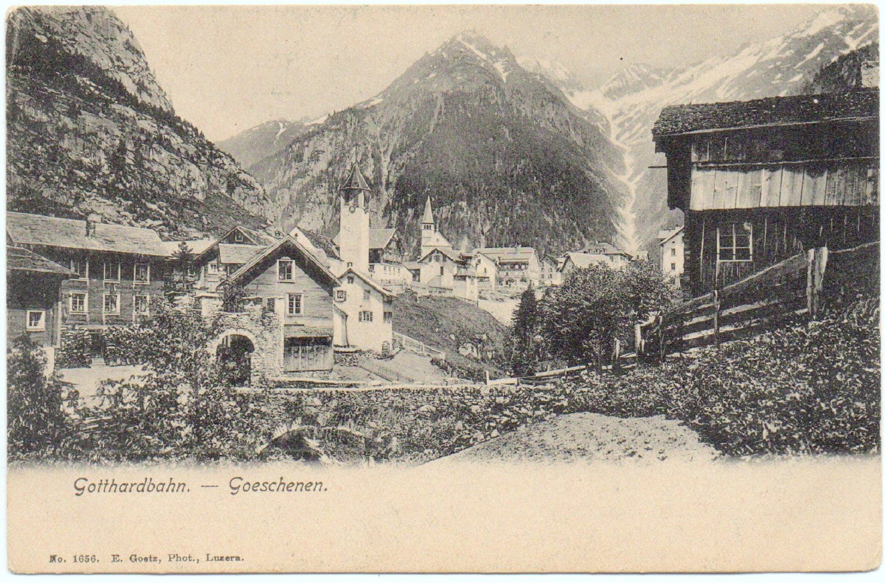 Cartes postales: GOTTHARDBAHN Göschenen – Neuf (Voir description) à Jona par philajona