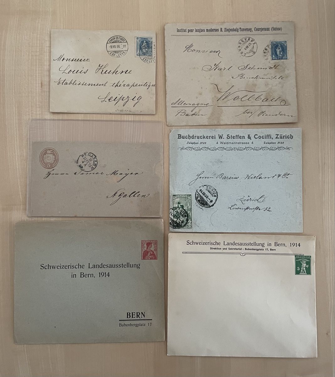 Tutti i francobolli: CH Belegeposten – Usato da Thun venduto da Thunersee2