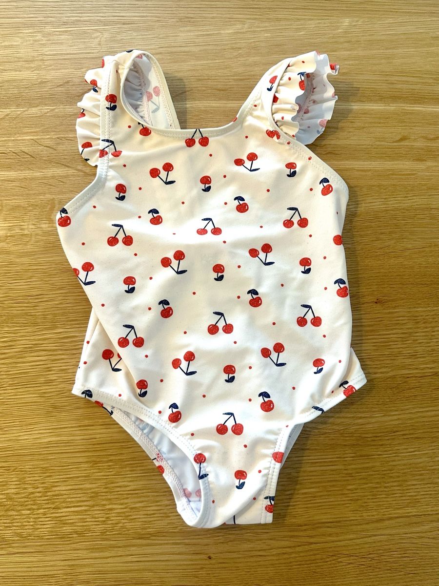 Costumi da bagno: Süsses Baby Badekleid Kirschen – Nuovo (secondo la descrizione) da Felsberg venduto da Parjs