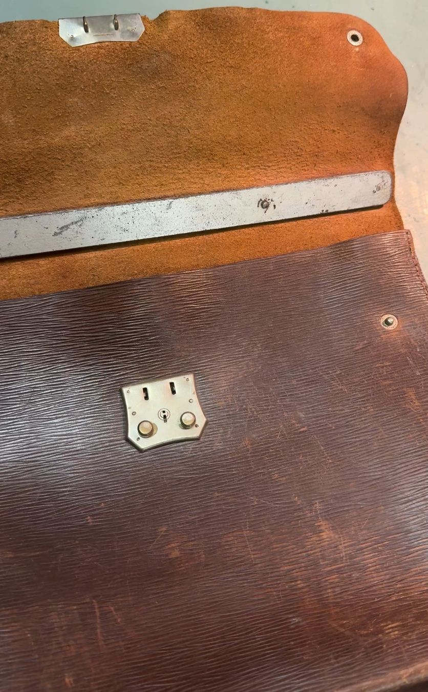 Valigie & Borse: Serviette en cuir marron, porte documents, vintage – Usato da Biel/Bienne venduto da Philemon02 2