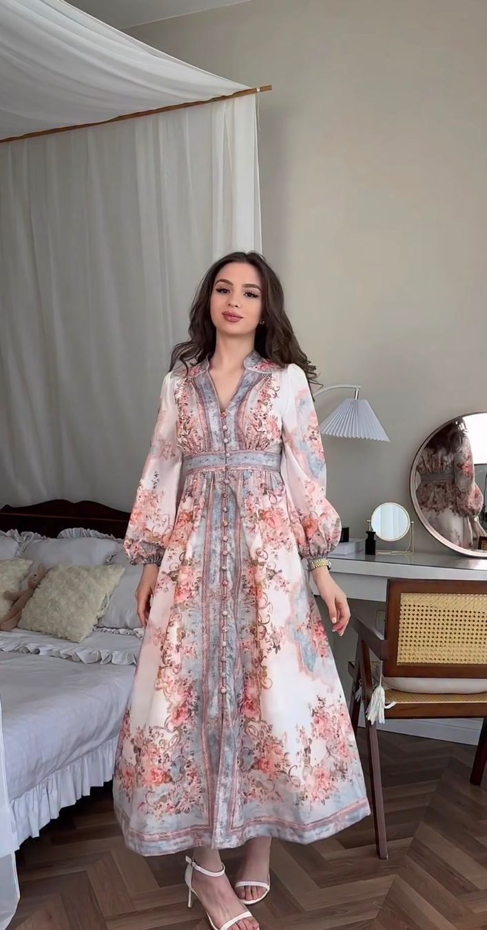 Kleider: Linen Blend Elegant Midi Dress – Neu (gemäss Beschreibung) aus St.Josefen von lop_lh8d 3