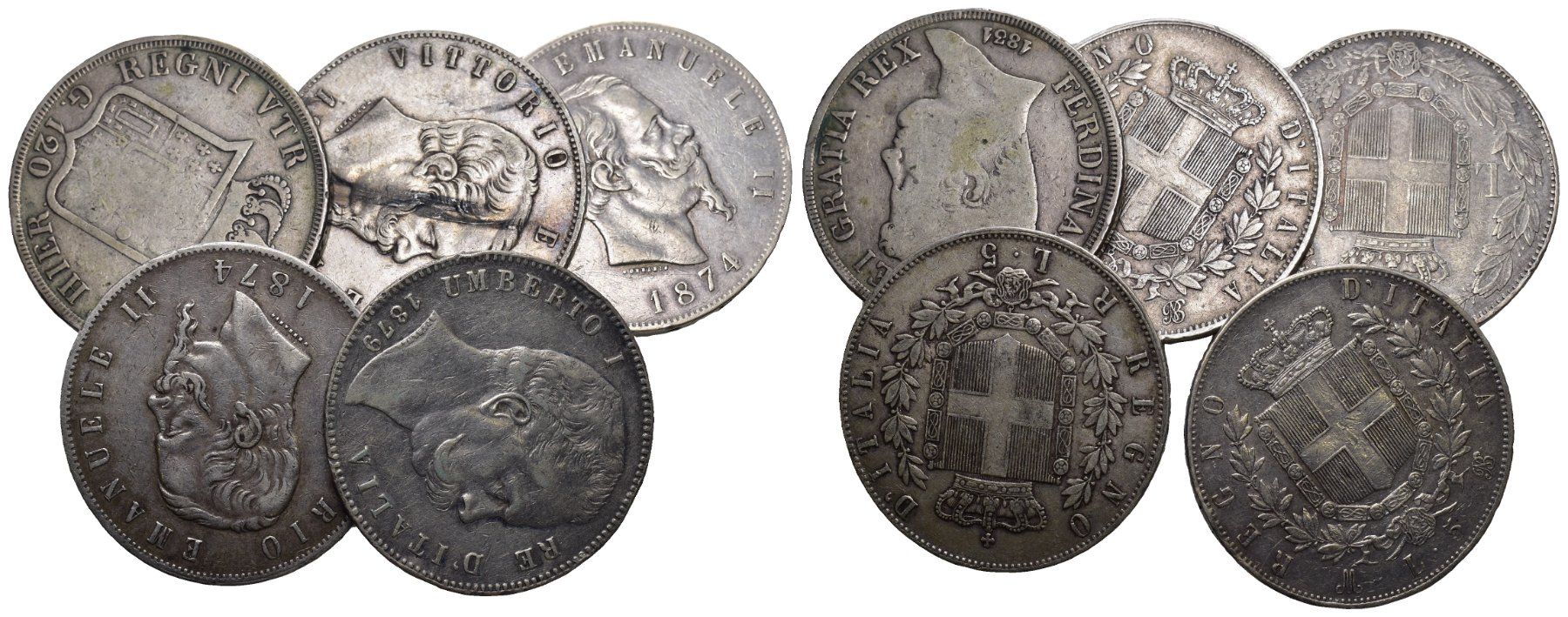 Tutti le monete: Italien Lot Silber – Usato da Bern venduto da numismatictops