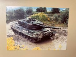 Bild Panzer 87 Leo auf Karton - Schweizer Armee