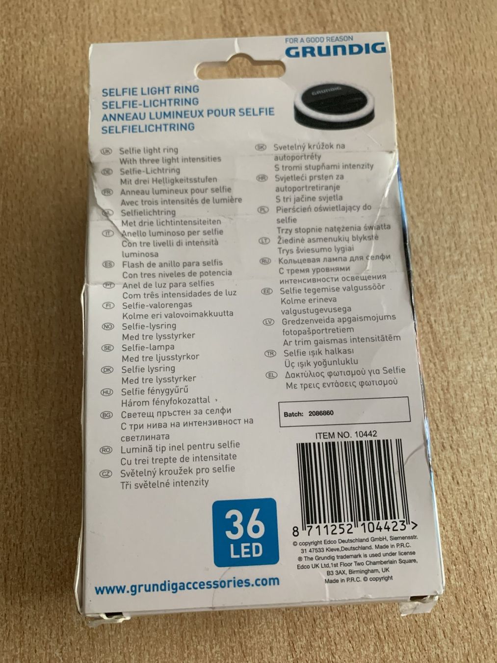 Supporti a parete: Grundig Selfie-Ringlicht – Nuovo e nell'imballaggio originale da Reinach BL venduto da Grolifcb 1