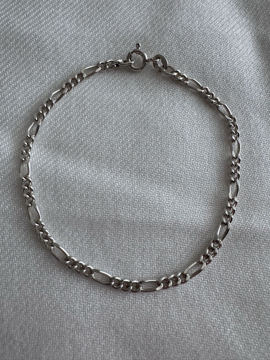 Bracciali & Braccialetti: Silber Armband 925 Figaro Kette 17cm – Usato da St. Gallen venduto da kara_24