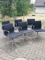 Eames 6 Bürostühle schwarz