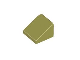 LEGO - 100x Olive Green Slope 1x1 - 54200 - NEW