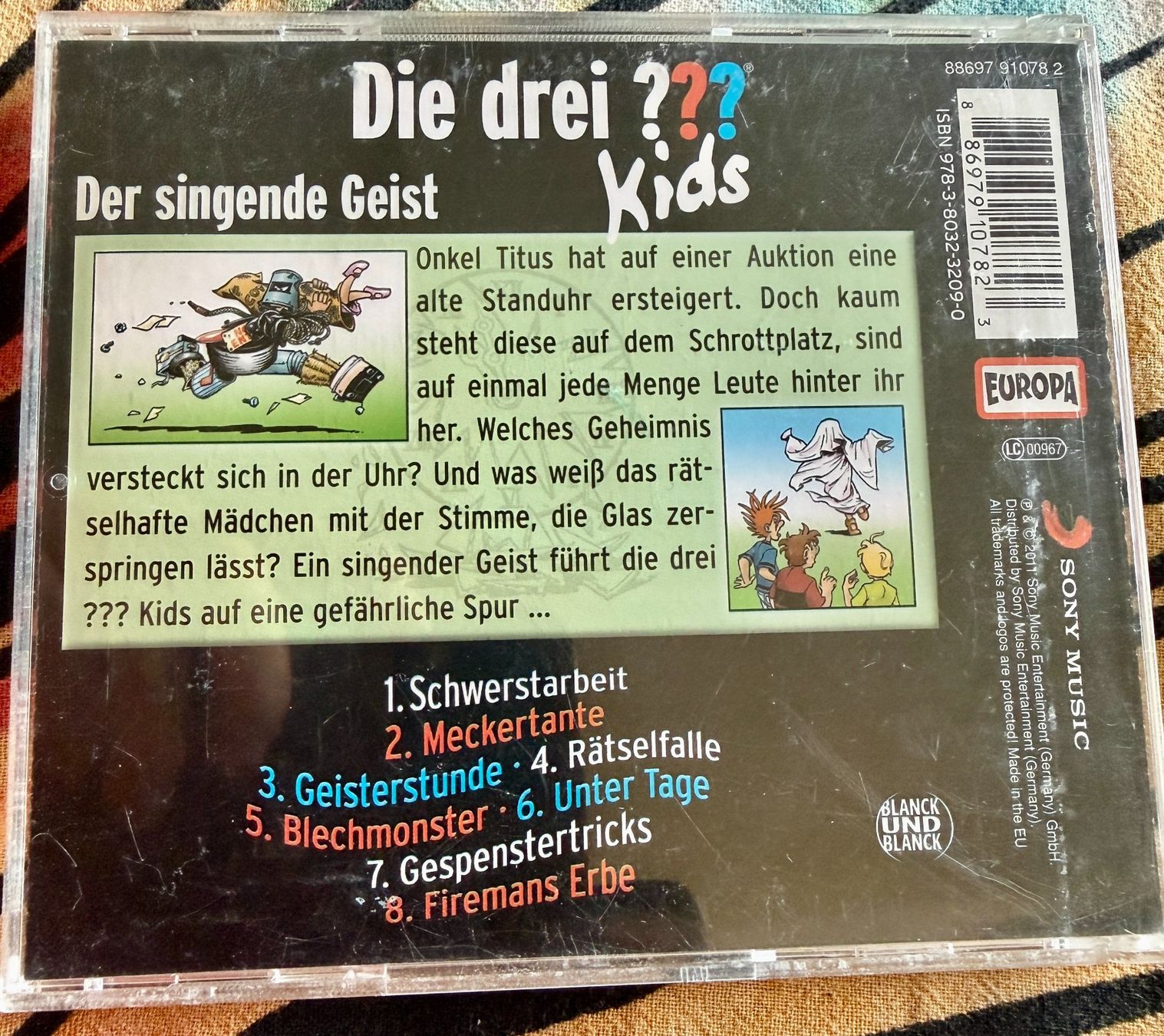 CDs: Die drei ??? Kids - Der singende Geist CD Europa – Gebraucht aus Basel von Cora3 1