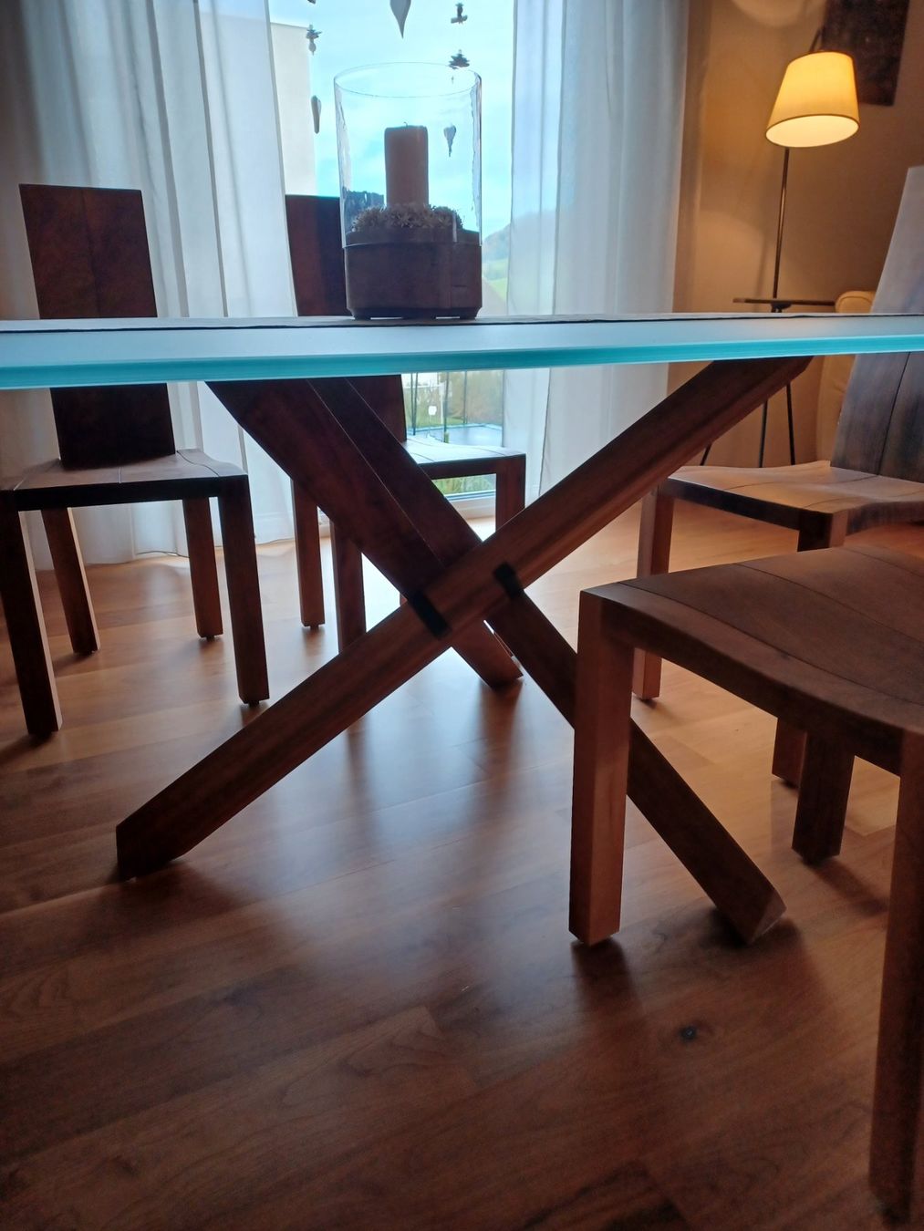 Piatti di portata: Glastischplatte 150x150 cm – Nuovo (secondo la descrizione) da Willisau venduto da chriwil 1