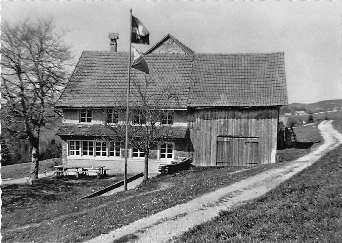 Cartoline postali: Ferienheim SCHINDLET des JB Winterthur – Usato da Lufingen venduto da TopAnsichtskarten