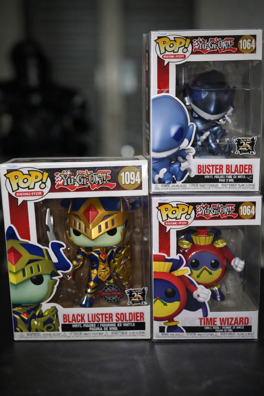 Funko Figuren: Funko Pop Yu Gi Oh Black Soldier/Buster Blader/Time Wizard – Gebraucht aus Villars-sur-Glâne von K6fois2