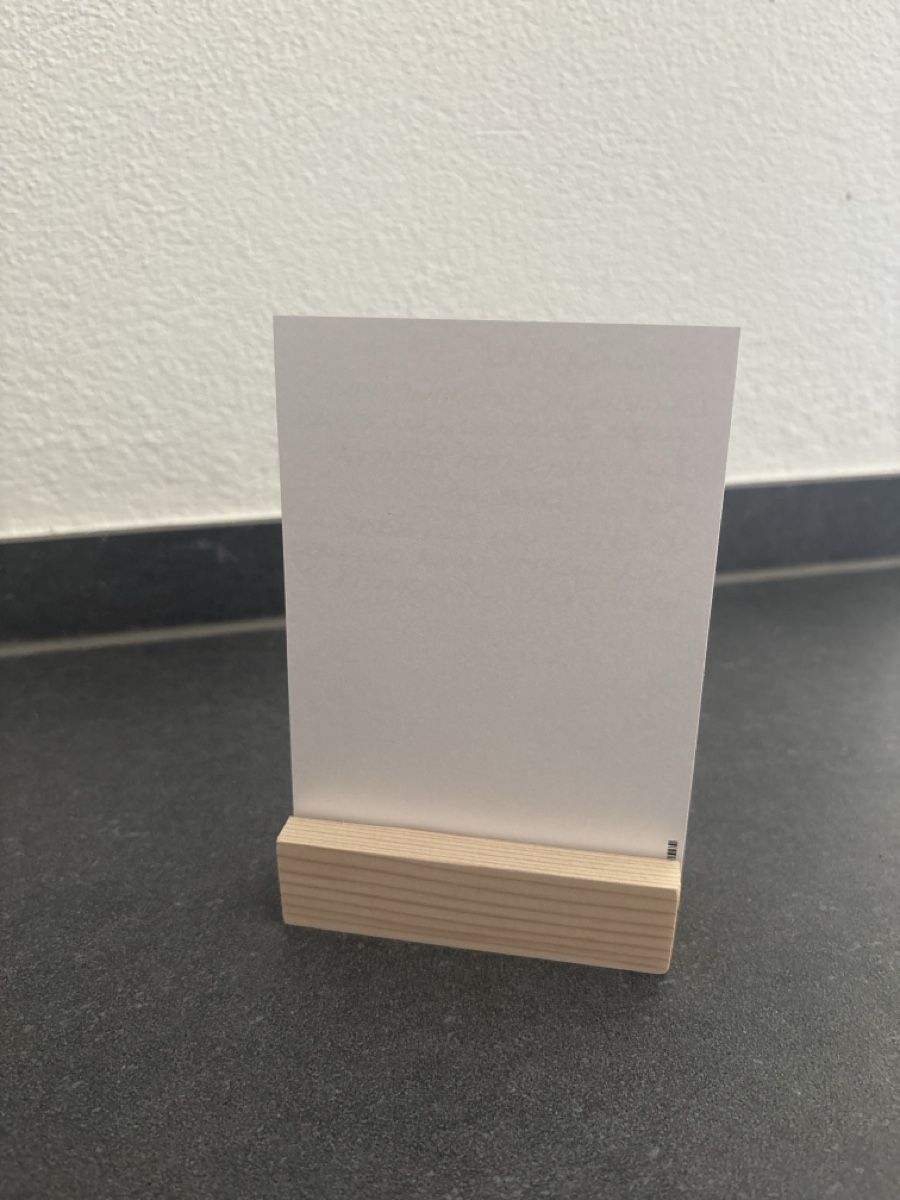 Equipement de magasin & Foires: Kartenhalter aus Holz – D'occasion à Gipf-Oberfrick par tostoo 1